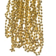 Decoris - Weihnachts-Diamantgirlande Goldfarben 2,7 Meter - Kunststoff