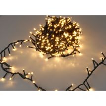 Spetebo - led Lichterkette extra warm weiß - 14 m / 700 led - Weihnachtsbaum Deko Beleuchtung für Außen und Innen