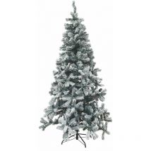 Weihnachtsbaum schneegrüner Tanne in pvc - Altezza 180 cm - 500 rami