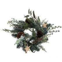 Weihnachtskranz mit natürlicher Dekoration, ø 30 cm