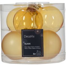 Webmarketpoint - Weihnachtskugel, glänzendes helles Gold, ø 6cm