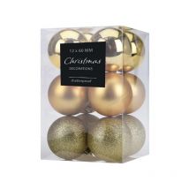Weihnachtskugeln 12er-Set, ø 6 cm
