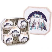 Weihnachtskugeln - Lolahome - Set Von 6 - Ø 7 Cm - Polyfoam - Dekoration Der Heiligen Drei Könige - Unisex