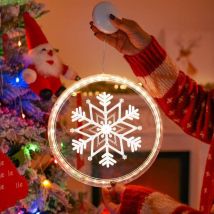 Weihnachtslichterkette Für Fenster, Beleuchtetes „merry Christmas“-schild Zur Wanddekoration, Wanddekoration Für Glastüren Im Innenbereich (