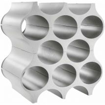 Weinregal set-up, deep velvet blue