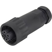Weipu - 814083 Connettore circolare Presa dritta Tot poli: 3 + pe Serie (connettore circolare): wa 1 pz.