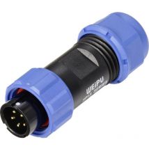 SP1310 / p 5 ii Connettore circolare Spina dritta Tot poli: 5 Serie (connettore circolare): SP13 1 pz. - Weipu