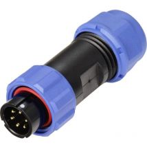 Weipu - SP1310 / p 6 ii Connettore circolare Spina dritta Tot poli: 6 Serie (connettore circolare): SP13 1 pz.
