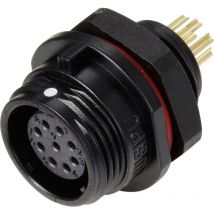 SP1312 / s 9 Rundstecker Buchse, Einbau Gesamtpolzahl: 9 Serie (Rundsteckverbinder): SP13 1 s - Weipu