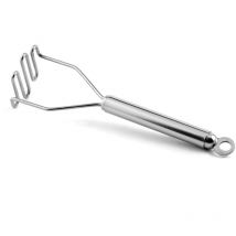 13851 - Schiacciapatate, in acciaio inox, colore: argento, 20,5 x 5,5 x 5,5 cm - Weis