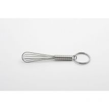 Mini della Frusta 8 cm, Filo di Acciaio, Argento, 8 x 2 x 2 cm - Weis