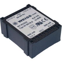 Weiss Elektrotechnik - 83/235 Transformateur Pour Circuits Imprimés 1 X 230 V 2 X 12 V/ac 6 Va 250 Ma