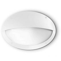 Ideal Lux - Maddi - 1 Light Half Diffuser Außenspüle Wandleuchte Weiß IP66, E27