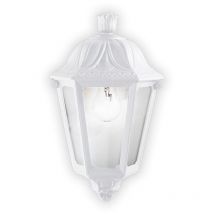 Anna - 1 leichte Wandlaterne für den Außenbereich Weiß IP44, E27 - Ideal Lux