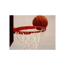 Weißes Basketballnetz mit 45 cm Durchmesser