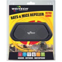 Weitech - Répulsif à ultrasons pour rats et souris (intérieur - extérieur - étanche)