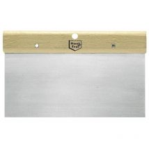 Japanspachtel rostfrei mit Holzgriffleiste Breite 160 mm