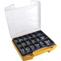 Secotec Profi Gewindesenk-Schrauben-Set im hochwertigem I-Boxx Sortimentskoffer 2965 Stück Schrauben DIN964A ph Antrieb verzinkt