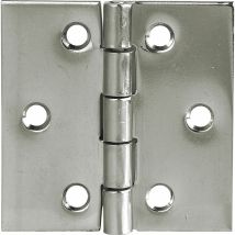 Scharnier DIN 7954 C quadratisch 50 x 50 mm Edelstahl