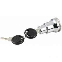 Siso - Zylinder-Druckschloss 907 verschiedensperrend, Zamak verchromt poliert