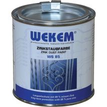 Wekem - Couleur poussière de zinc WS85 gris foncé, mat métallisé 800 g boîte (Par 12)