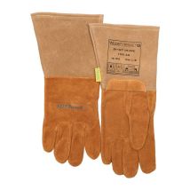 Guanti per saldatura taglia XXL (10.5) pelle di cinghiale arancione / pelle scamosciata / soft touch 5 PA (Per 5)