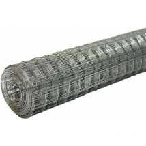 Briefness - Welded Wire Mesh Galvanised Aviary Fence Rabbit Hutch Coop PetChicken Run