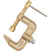 Welding earth clamp, 500 a Type g brass earth clamp, 43 mm jaw width for tig welding machines