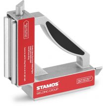 Stamos - Welding Magnet Magnetic Welding Holder Welding Angle With Switch 50 kg 90°