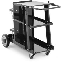 Stamos - Welding Trolley Universal Mig Mag Plasma Tig Welder Cart Gas Bottles And Chains