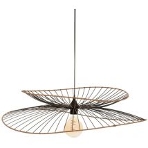 Well Home Lampe à Suspension 'Alara' Métal Noir Ø69,5x17,5cm