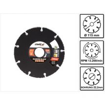 Wellcut - Diamant Trennscheibe 115x22,2mm Special ( 334 - 115 / 22 )