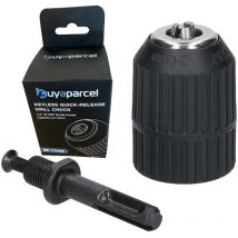 Wellcut - bap 13mm Keyless Drill Chuck Plus sds Adaptor Fits Bosch Dewalt Makita 1/2'' unf