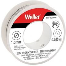 Weller - T0054025099N Electronic Lead-Free Solder Sn99 Cu3, 1mm 25g WEL54025099N