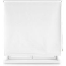 WellHome Estor enrollable opaco con cadena PVC, 150x175cm Blanco roto