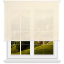 Wellhome - Estor enrollable translúcido con cadena pvc, 150x180cm Beige
