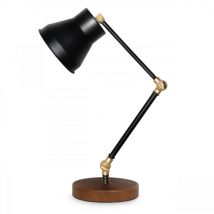 Lampe de table como 41 cm Noir - Wellhome