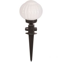 Lampadaire d'extérieur, abs, noir, 25x25x50, douille e 27 Max 60 w - Wellhome