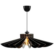 Lampe à toit de 50 cm. Noir, type e 27 max 45 - 60 w - Noir - Wellhome