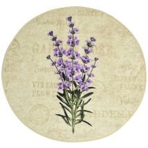 Tapis de bain avec 'lavande' - 100 cm - Multicolore - Wellhome