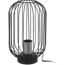 Tischlampe aus schwarzem Metall Ø18x29 cm - Wellhome