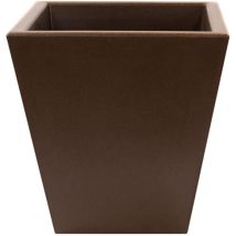 Vaso in polietilene rotostampato colore bronzo 40X40 cm