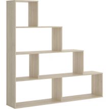 DEKIT - Estantería multifuncional color Natural - 145x145x29 cm - Modelo TEN