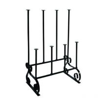 Garden Pride - Wellington Boot Stand For Four Pairs Black Steel