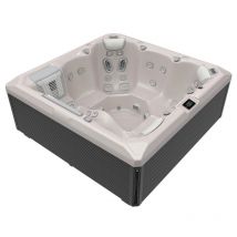 Wellis - Atlas Life Premium Whirlpool Außenwhirlpool 215x215x86,5cm für 6 Personen inkl. Thermocover
