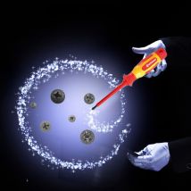 Wemag - vde All-in-one Schraubendreher PH1/2/3, pz 1/2/3 in einer Klinge, rot