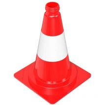 Schake - Leitkegel rot/weiß 750mm