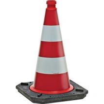 Wemas - Leitkegel Höhe 510 mm 2-teilig Folienart RA1 Folie Gewicht 2,9 kg