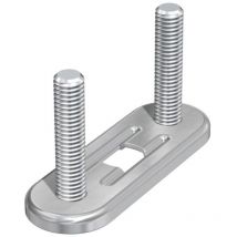 Wemefa FlamcoFix Montageplatte BMD 10-39428 M8 x 90 Loch 8 mm