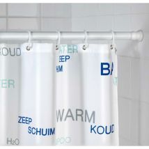 Barra para Cortina Baño Telescópica 20 mm blanco 70-115 cm Wenko 19211100